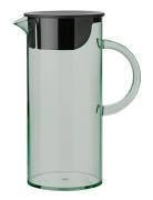 Em77 Jug With Lid 1.5 L. Dusty Green Home Tableware Jugs & Carafes Wat...