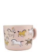 Pippi Circus, Cup With Handle, Pink Home Meal Time Cups & Mugs Cups Mu...