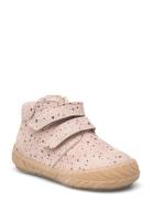 Shoes - Flat - With Velcro Høye Sneakers Pink ANGULUS