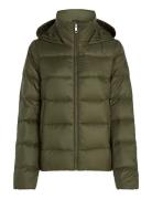 Lw Down Casual Jacket Fôret Jakke Khaki Green Tommy Hilfiger