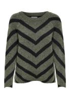 Onleliza L/S Pullover Knt Noos Tops Knitwear Jumpers Green ONLY