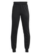 Ua Armour Fleece Joggers Bottoms Sweatpants Black Under Armour