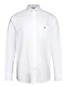 Reg Oxford A.shield Shirt Tops Shirts Casual White GANT