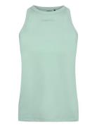 Core Essence Mesh Singlet W Sport T-shirts & Tops Sleeveless Green Cra...