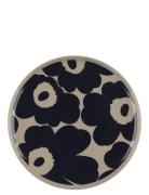 Unikko Plate 20Cm Home Tableware Plates Dinner Plates Navy Marimekko H...