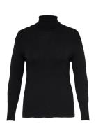 Carvenice Life Ls Roll Pullover Noos Tops Knitwear Turtleneck Black ON...