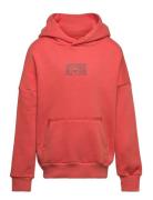 Fleece Po Hoodie Tops Sweat-shirts & Hoodies Hoodies Red Converse