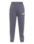 Puma Power Sweatpants Fl G Bottoms Sweatpants Grey PUMA