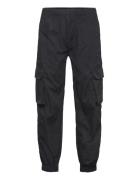 Trousers Vilgot Poplin Cargo Bottoms Trousers Black Lindex