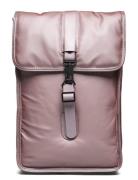 Puffed Backpack Mini W3 Ryggsekk Veske Pink Rains