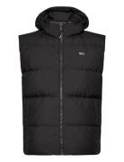 Tjm Essential Down Vest Ext Vest Black Tommy Jeans