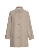 Mschbo Josia Jacket Ulljakke Jakke Beige MSCH Copenhagen