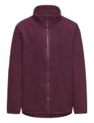 Jacket Fleece Outerwear Fleece Outerwear Fleece Jackets Burgundy Linde...