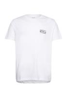 Navigator T-Shirt Tops T-shirts Short-sleeved White Makia