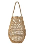 Edin Lantern W/Glass Home Storage Storage Baskets Bloomingville