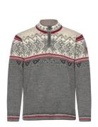 Vail Masc Sweater Tops Knitwear Turtlenecks Grey Dale Of Norway