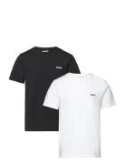 Set 2 T-Shirts Tops T-shirts Short-sleeved White BOSS