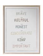 I Am, Dusty Pastel - På Engelska Home Kids Decor Posters & Frames Post...