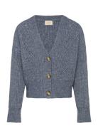 Cardigan Knit Tops Knitwear Cardigans Blue Creamie