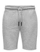 Onsceres Sweat Shorts Noos Bottoms Shorts Sweat Shorts Grey ONLY & SON...