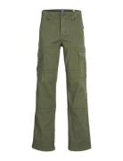 Jpstkane Jjharlow Cargo Noos Jnr Bottoms Khaki Green Jack & J S