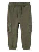 Nmmneil Nreg Sweat Pant Bru Bottoms Sweatpants Green Name It