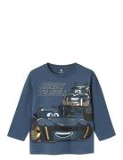 Nmmsikke Batwheels Ls Nreg Top Wab Tops T-shirts Long-sleeved T-shirts...