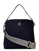 Th Distinct Bucket Melton Bags Crossbody Bags Navy Tommy Hilfiger