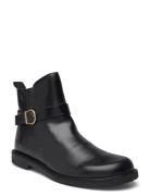 Booties - Flat Shoes Boots Ankle Boots Ankle Boots Flat Heel Black ANG...