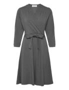 Kate Dress Knelang Kjole Grey Jumperfabriken