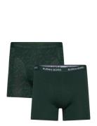 Cotton Stretch Boxer 2P Boksershorts Green Björn Borg