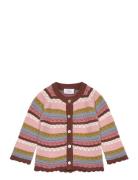 Hccarren - Cardigan Tops Knitwear Cardigans Multi/patterned Hust & Cla...