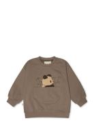 Sava Sweatshirt Tops Sweat-shirts & Hoodies Sweat-shirts Beige That's ...