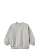 Crewneck Allo Tops Sweat-shirts & Hoodies Sweat-shirts Grey Wheat