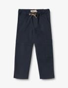 Trousers Nicolai Bottoms Trousers Navy Wheat