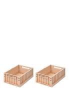 Weston Storage Box S 2-Pack Home Kids Decor Storage Storage Boxes Pink...