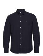 Gmd Oxford Rf Shirt Tops Shirts Casual Navy Tommy Hilfiger