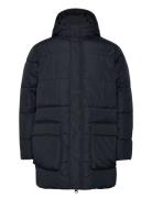 Long Puffer Jacket Parkas Jakke Black Lee Jeans