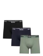 Boxerbr 3P Power Boksershorts Navy BOSS