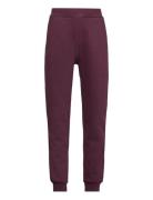 Trousers Basic Bottoms Sweatpants Burgundy Lindex