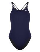 Nike W Spiderback Piece Sport Swimsuits Navy NIKE SWIM