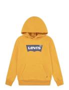 Po-Pull-Over Hoody Tops Sweat-shirts & Hoodies Hoodies Yellow Levi's