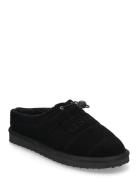 Home Slipper Suede Slippers Tøfler Black Les Deux