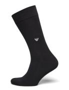 Men's Knit Short Socks Underwear Socks Regular Socks Black Emporio Arm...