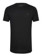 Tonic Ss Crew Tops T-shirts Short-sleeved Black AllSaints