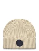 Two T Knitted Hat Accessories Headwear Beanies Beige Tom Tailor