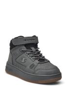 Rd18 Cord B Ps Mid Mid Cut Shoe Høye Sneakers Grey Champion