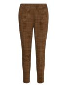 Ihkate Mosley Pa Bottoms Trousers Slim Fit Trousers Brown ICHI