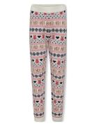 Kogxmas Present Pant Knt Bottoms Trousers Multi/patterned Kids Only