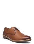 Nuvi Laceup Shoes Business Laced Shoes Brown Hush Puppies